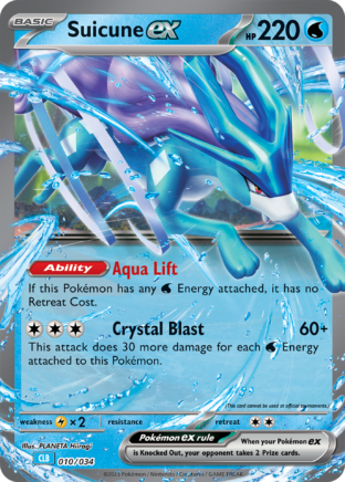 Suicune EX TCG Classic: Blastoise Deck 10