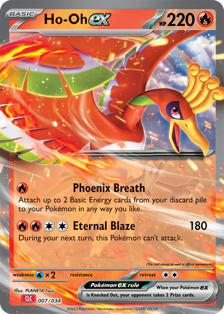 Ho-Oh ex TCG Classic: Charizard Deck 7