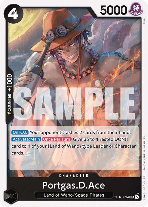 Portgas.D.Ace #OP16-094