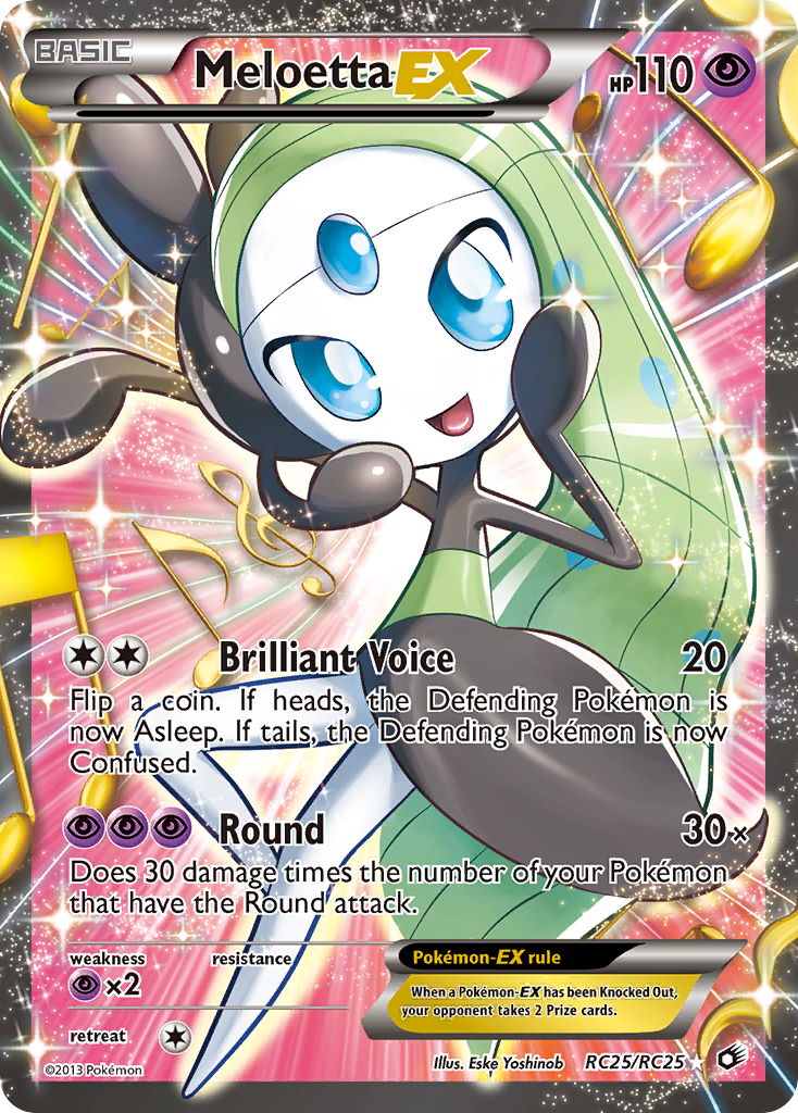 Meloetta-EX Legendary Treasures RC25