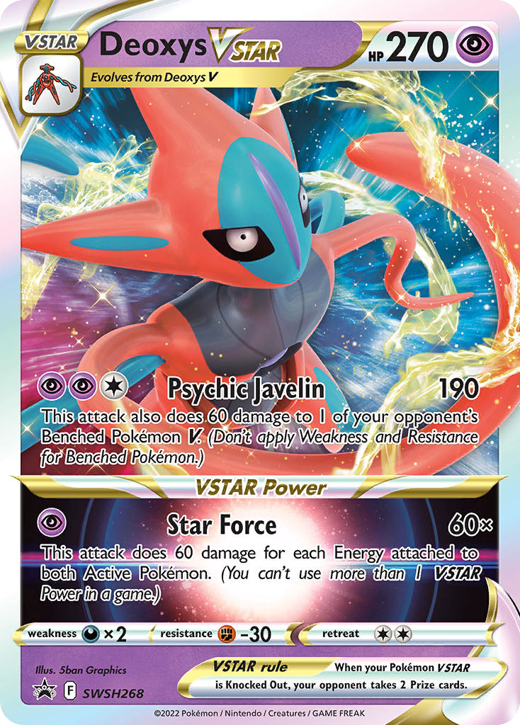 Deoxys VSTAR SWSH Black Star Promos SWSH268
