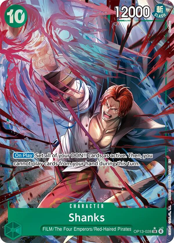 Shanks [Alternate Art] OP13-028