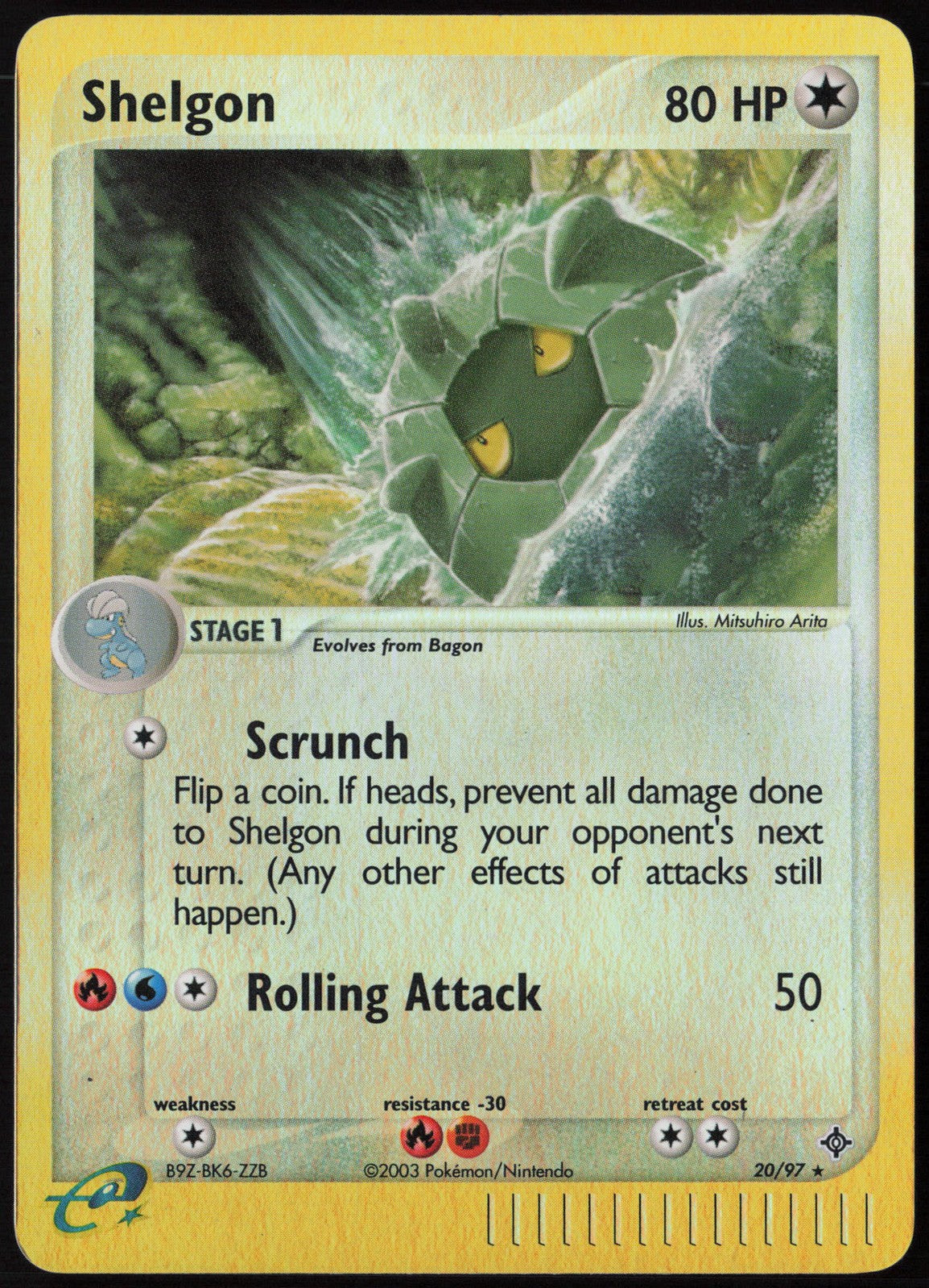 Shelgon [Reverse Holo] #20