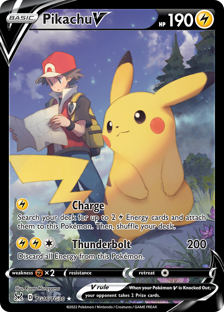 Pikachu V Lost Origin Trainer Gallery TG16