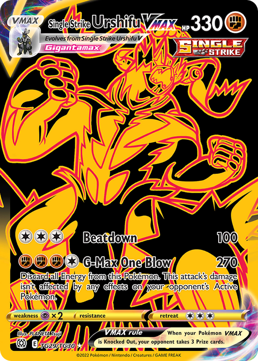 Single Strike Urshifu VMAX Brilliant Stars Trainer Gallery TG29