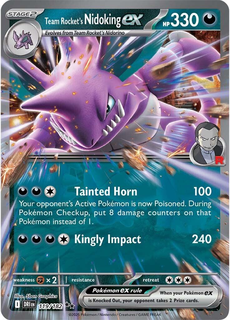 Team Rocket's Nidoking ex #119