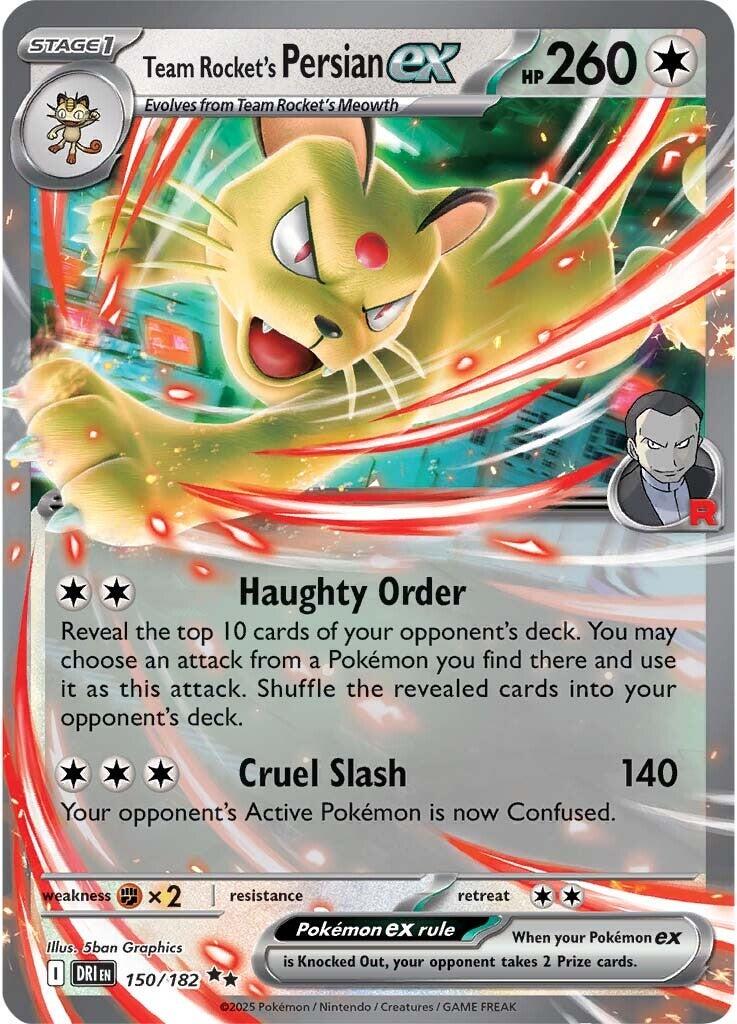 Team Rocket's Persian ex #150