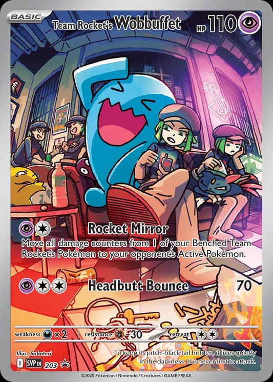 Team Rocket's Wobbuffet #203