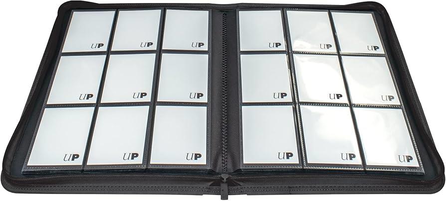 Ultra Pro Fermuarlı Pro Binder Black 9 Cepli 360 Kart Kapasiteli