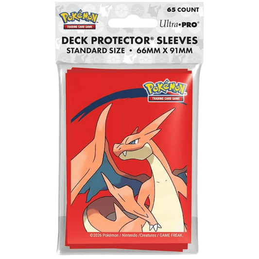 Ultra Pro Pokemon Mega Charizard Y Temalı 65 Adet Deck Protector Sleeve Kart Koruyucu