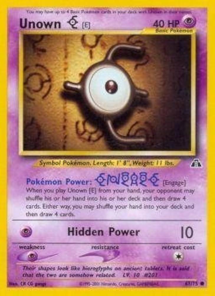 Unown E #67