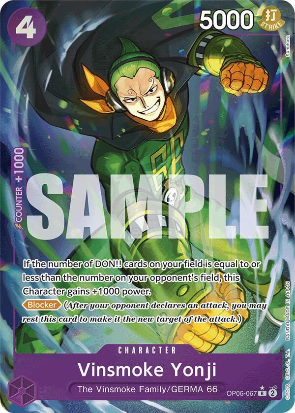 Vinsmoke Yonji [Full Art PRB01] OP06-067
