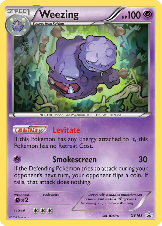 Weezing XY Black Star Promos XY163