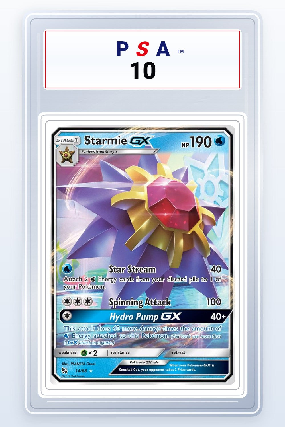 Starmie GX #14 PSA 10