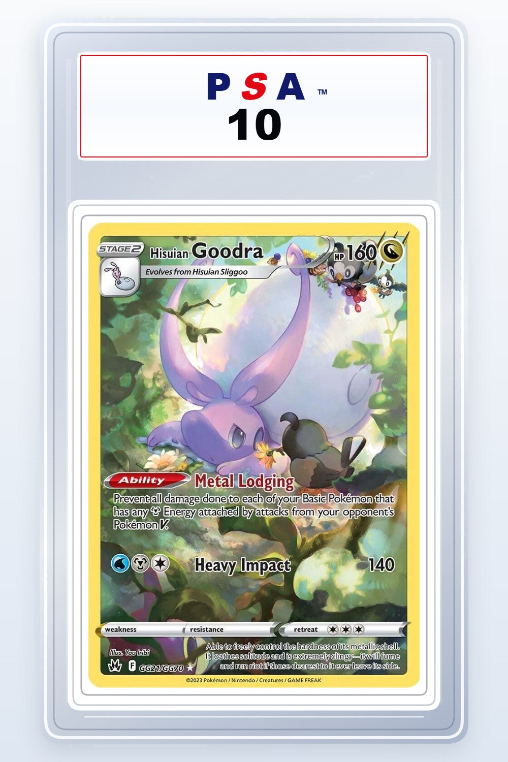 Hisuian Goodra #GG21 PSA 10