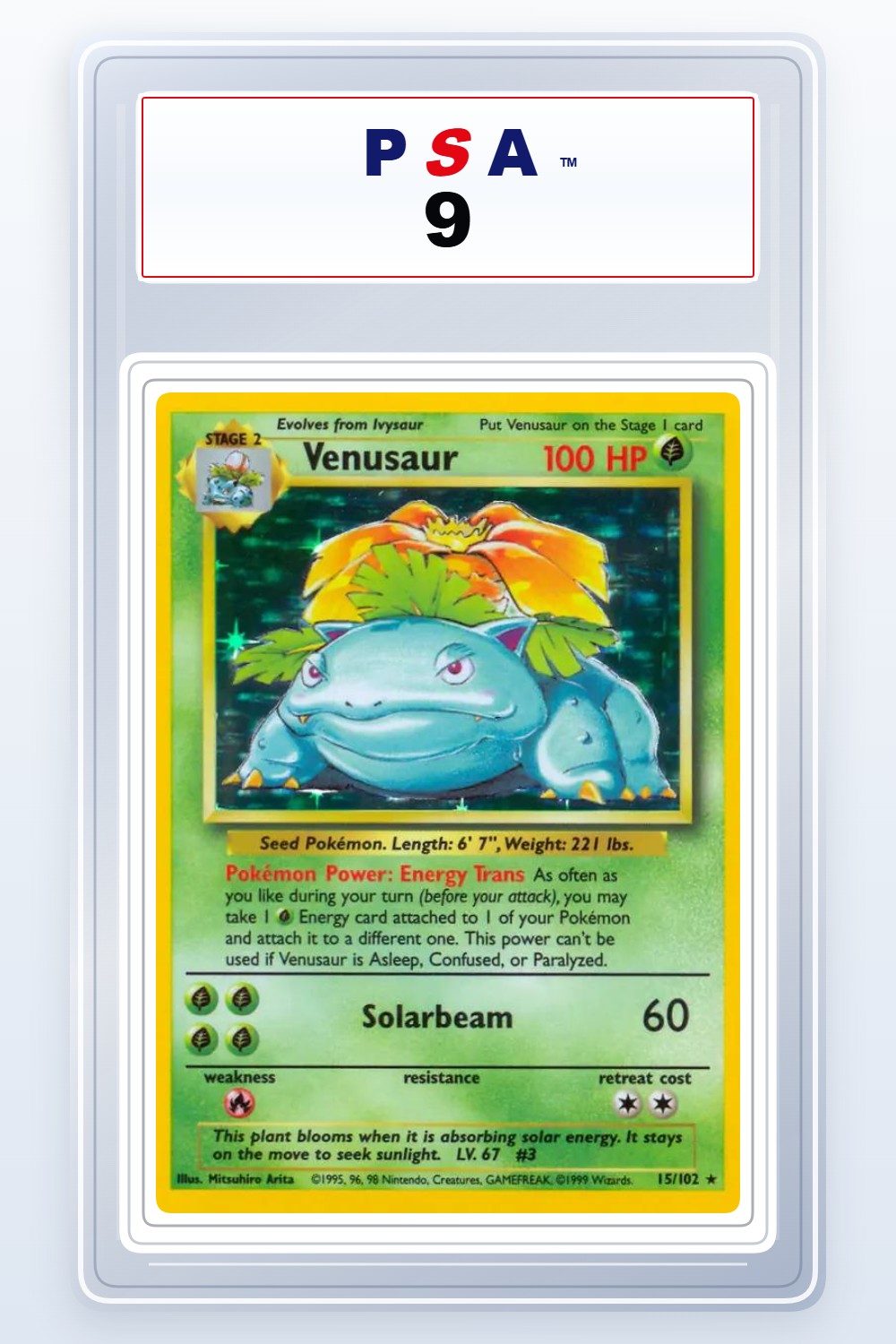 Venusaur #15 PSA 9