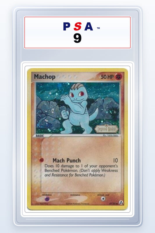Machop [Reverse Holo] #57 PSA 9