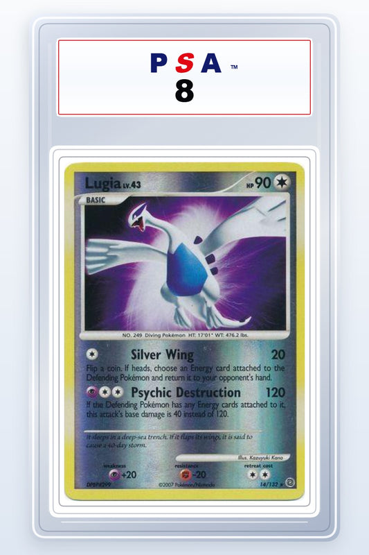 Lugia [Reverse Holo] #14 PSA 8