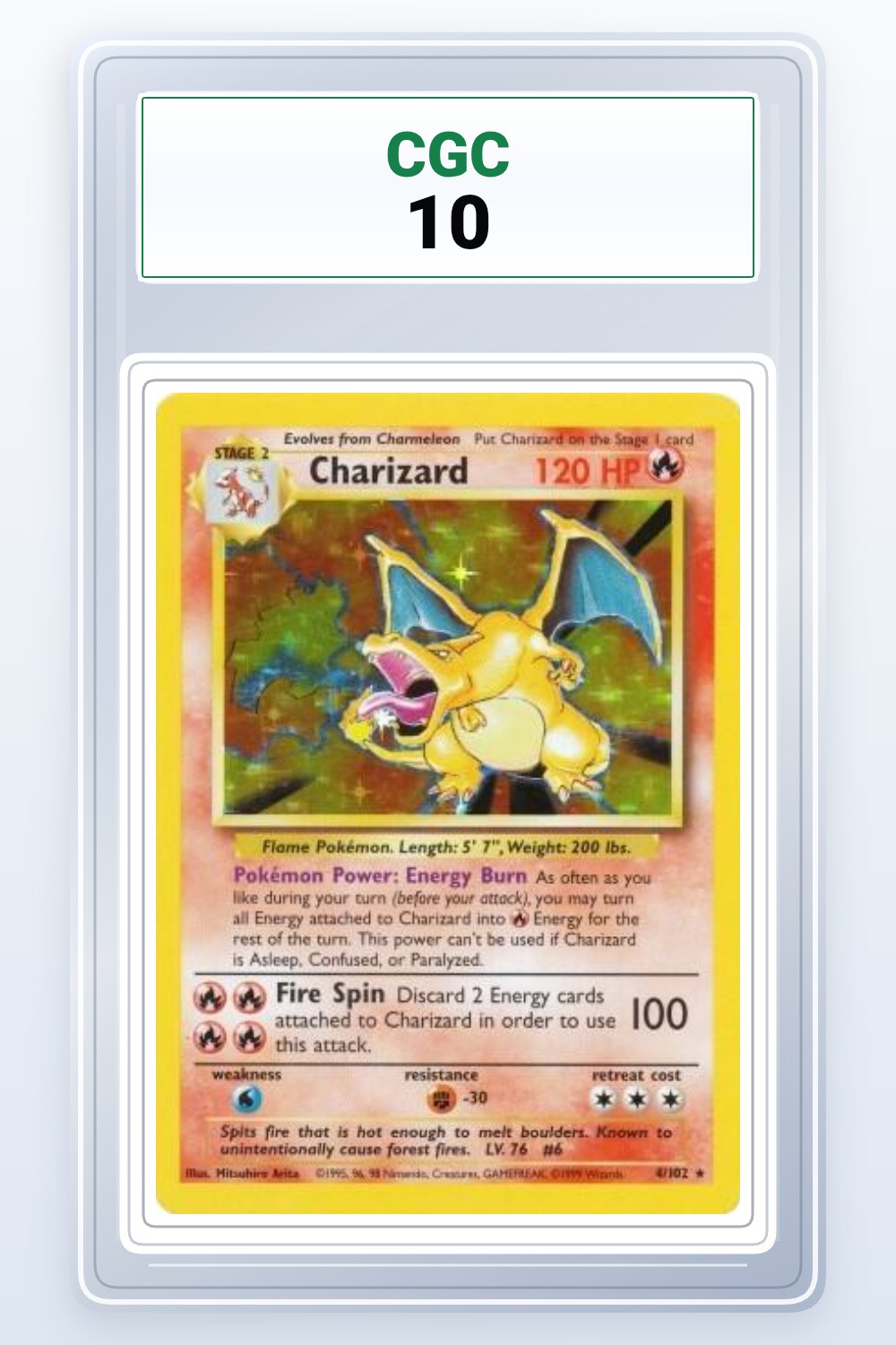 Charizard #4 CGC 10