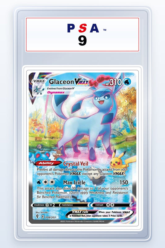 Glaceon VMAX #209 PSA 9