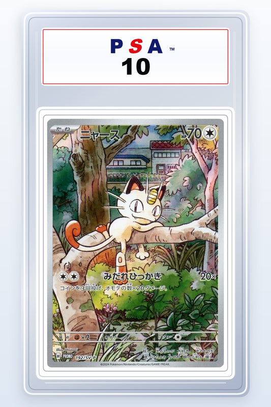 Meowth #192/SV-P PSA 10