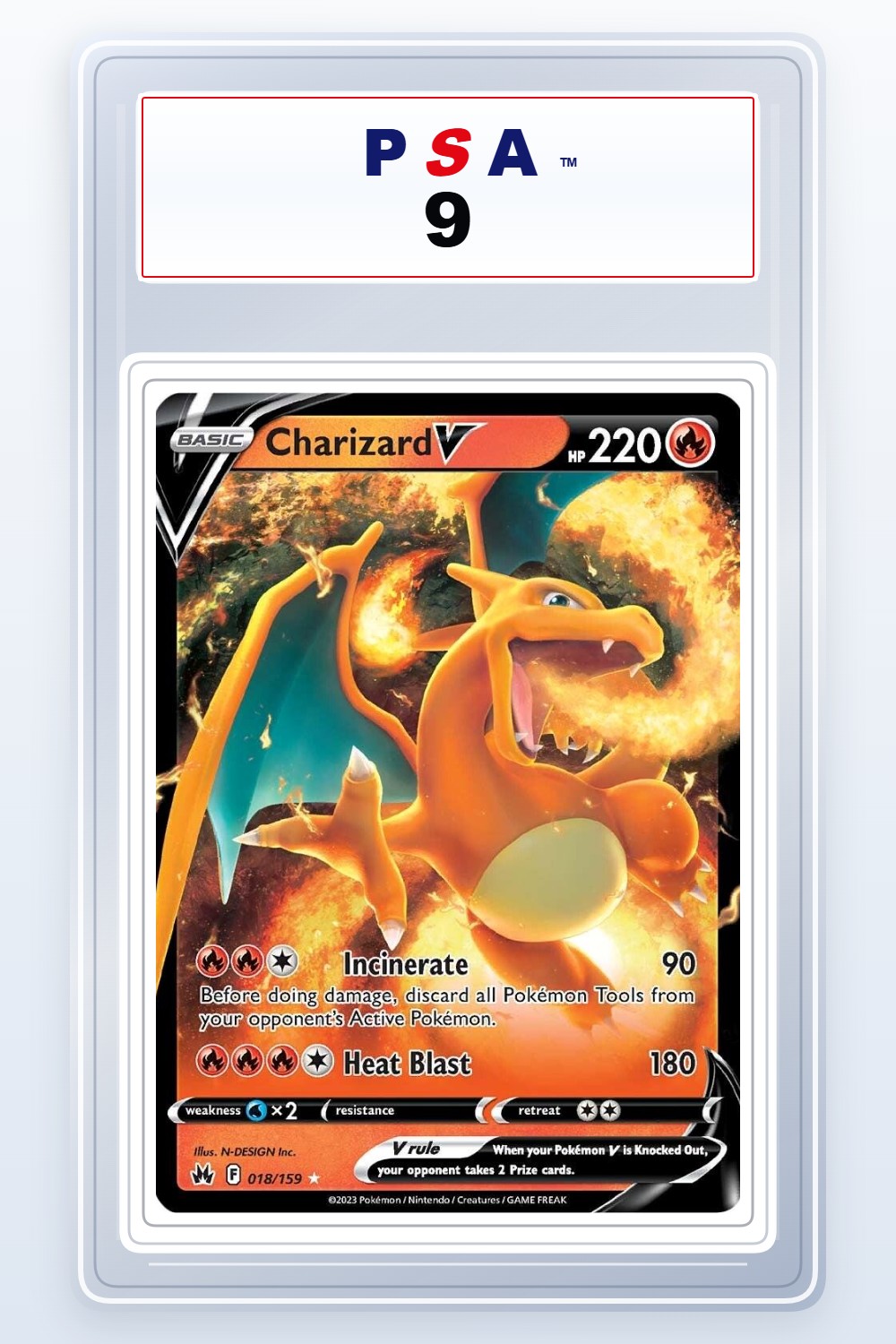 Charizard V #18 PSA 9