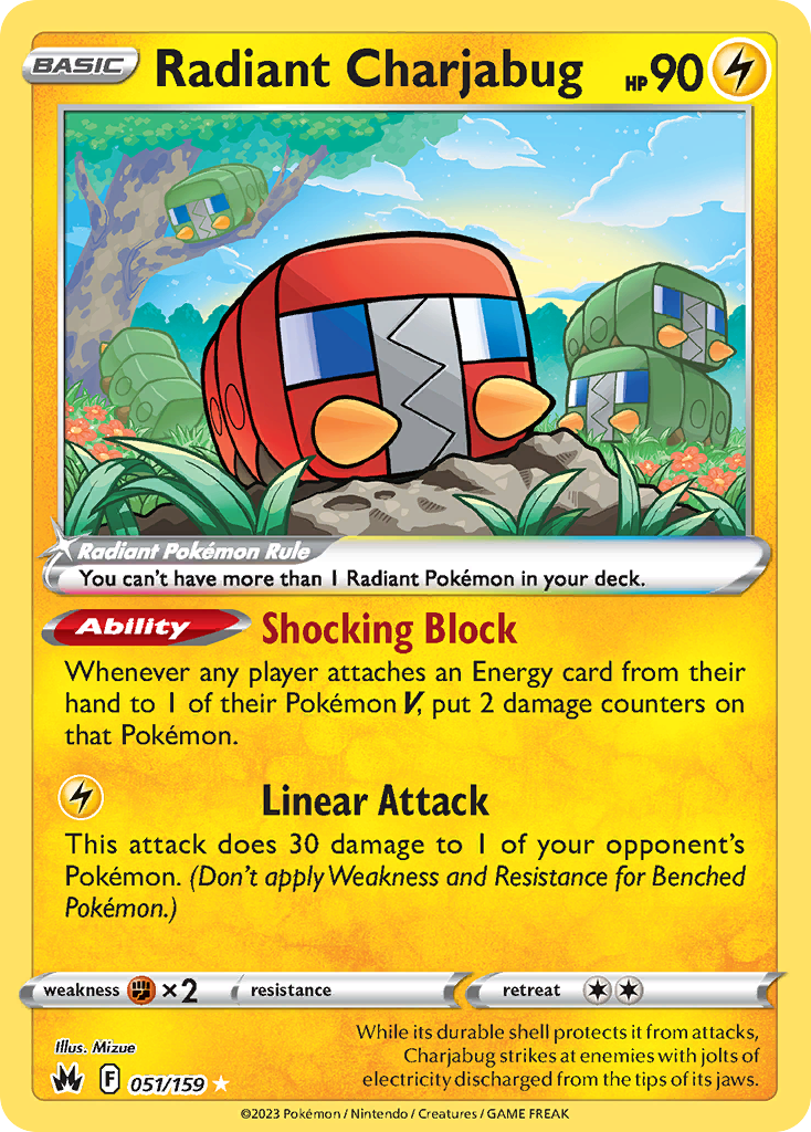 Radiant Charjabug Crown Zenith 51