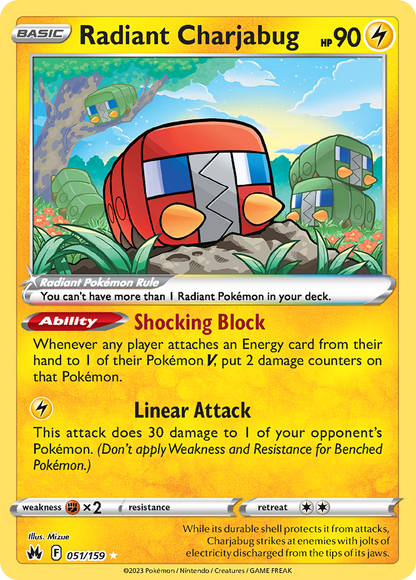 Radiant Charjabug Crown Zenith 51