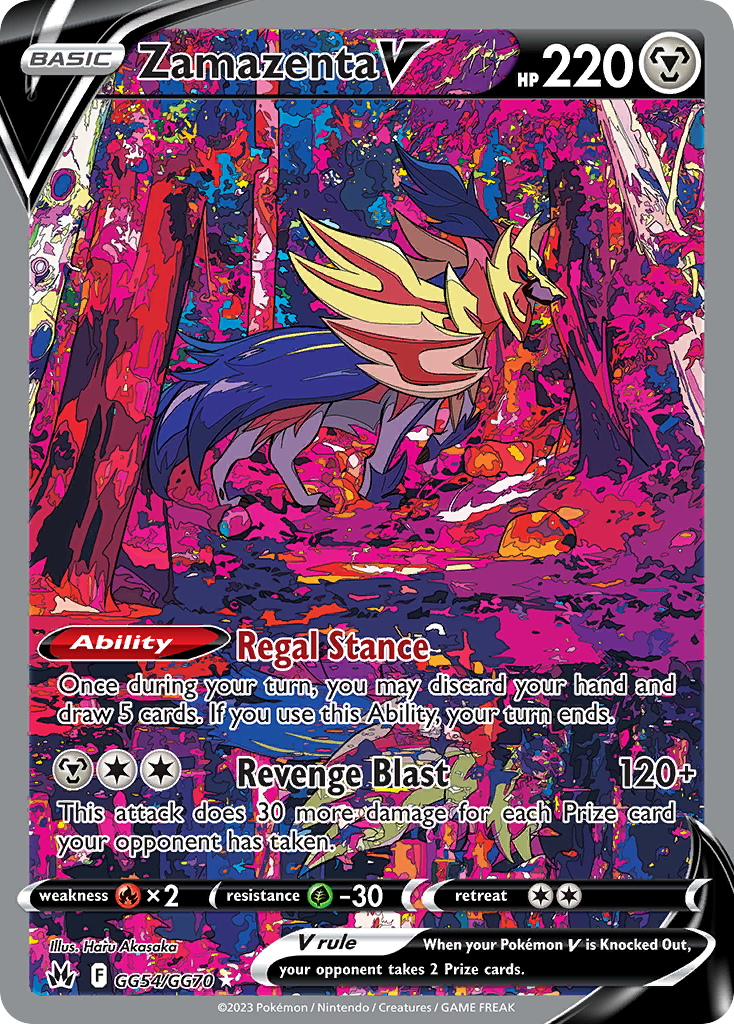 Zamazenta V Crown Zenith GG54