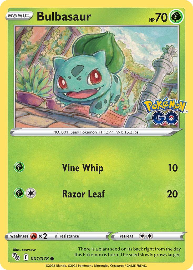 Bulbasaur Go 1
