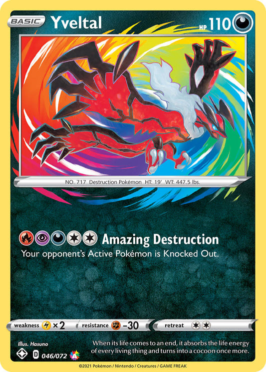 Yveltal Shining Fates 46