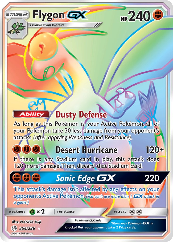 Flygon GX Cosmic Eclipse 256
