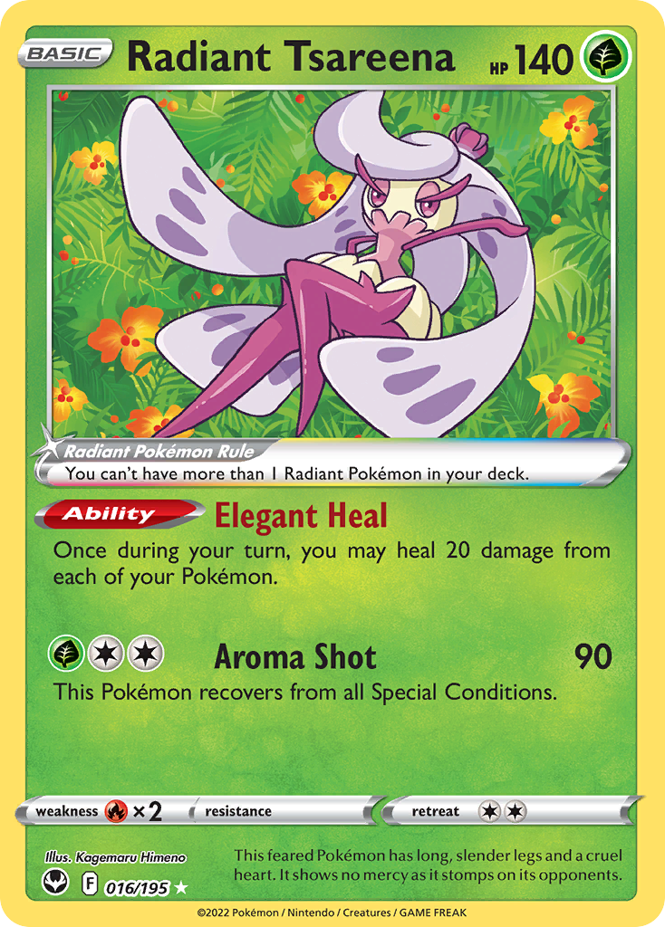 Radiant Tsareena Silver Tempest 16
