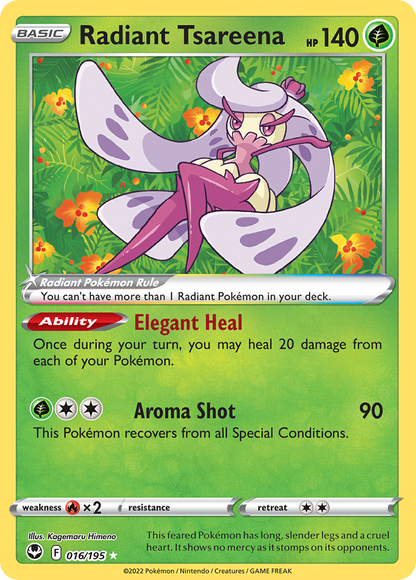 Radiant Tsareena Silver Tempest 16