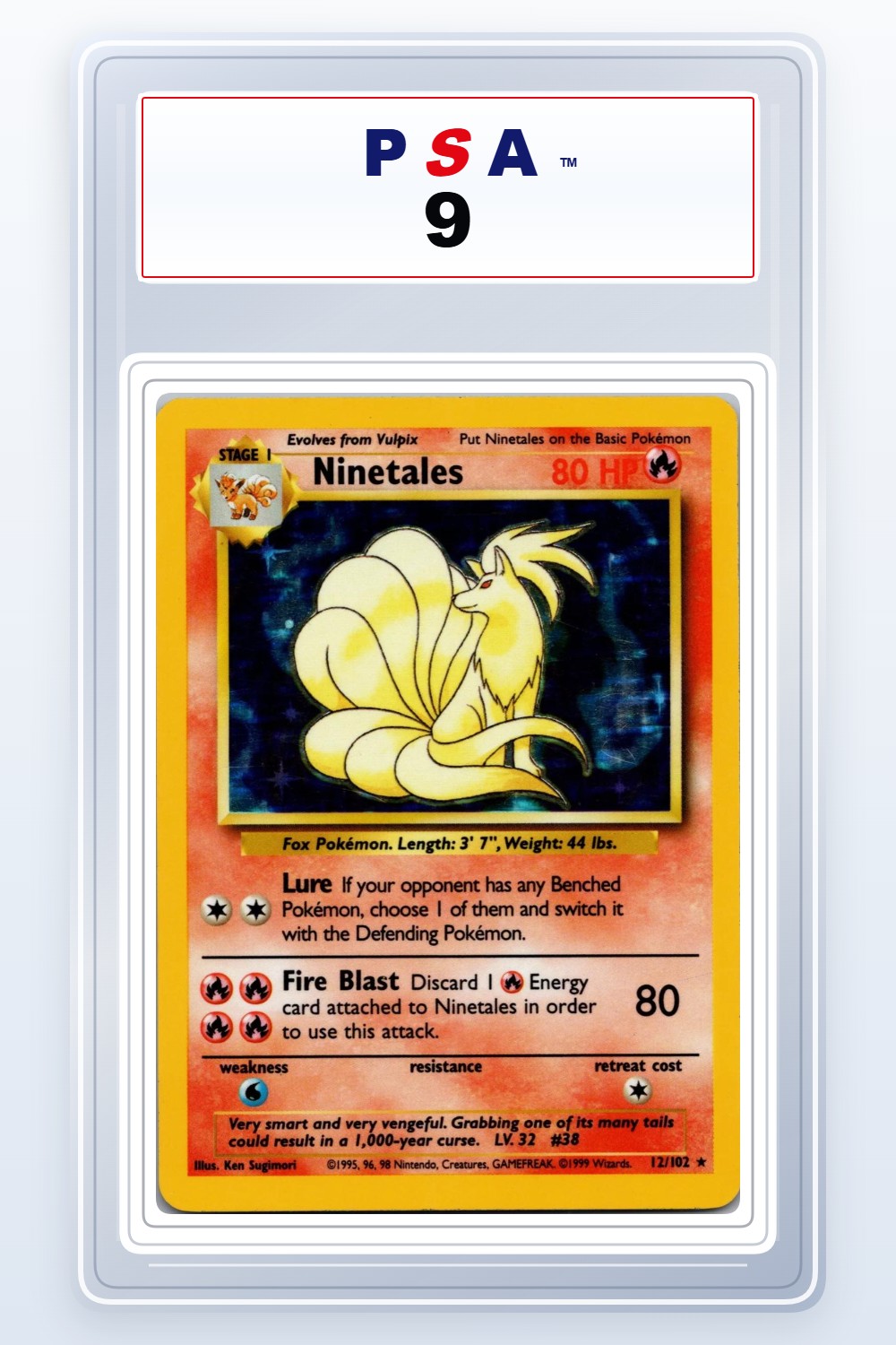 Ninetales #12 PSA 9