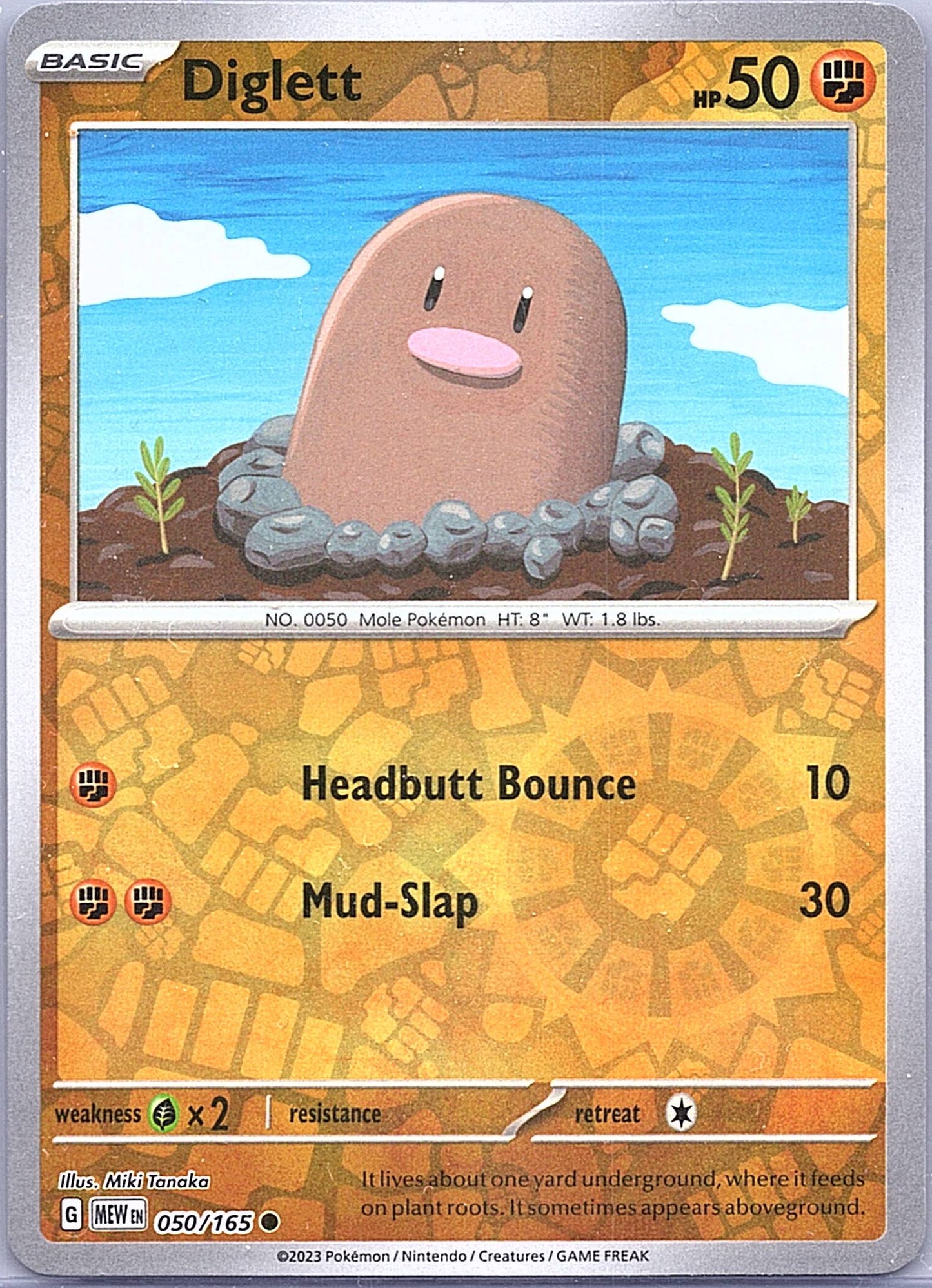 Diglett [Reverse Holo] #50