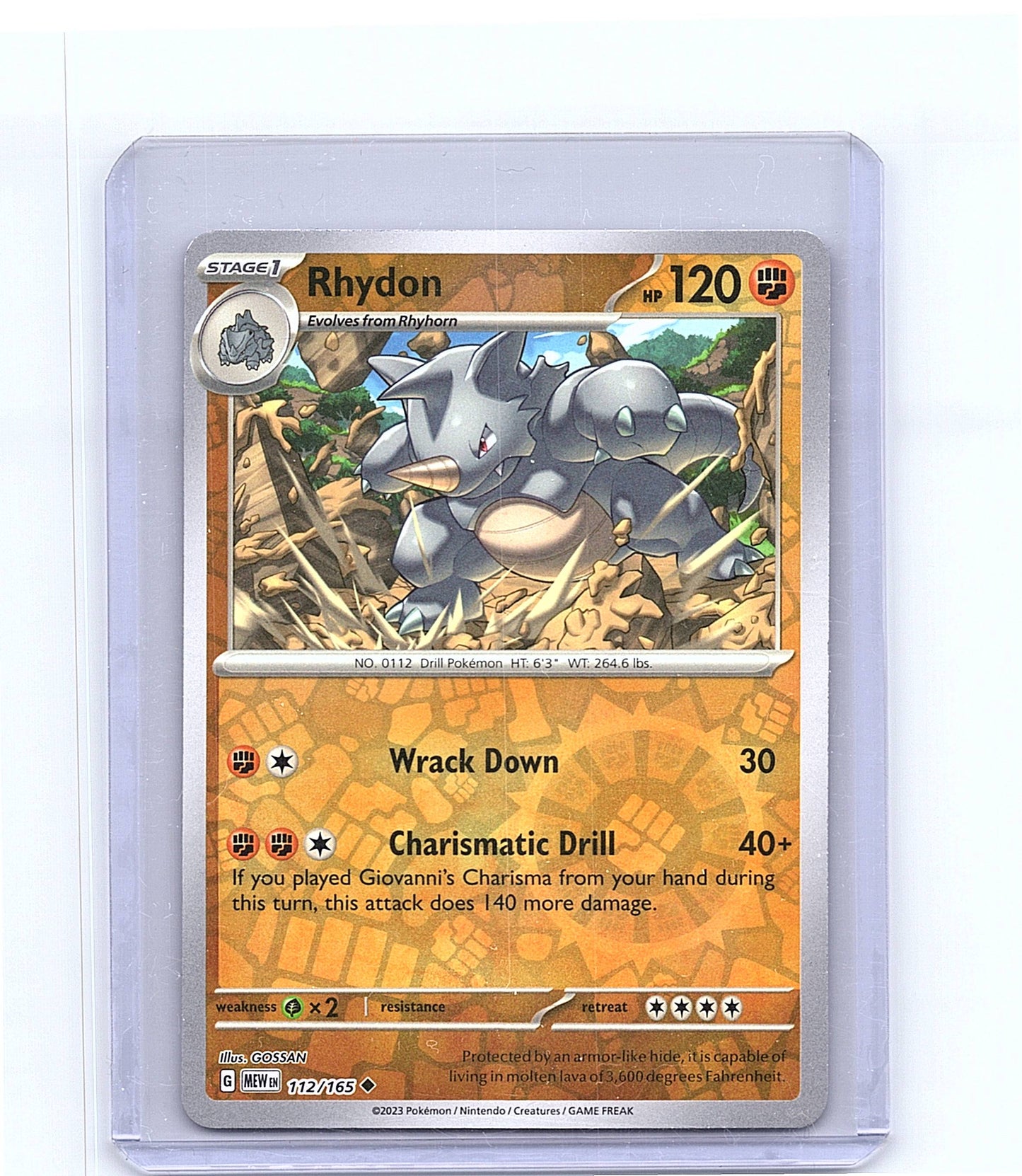 Rhydon [Reverse Holo] #112
