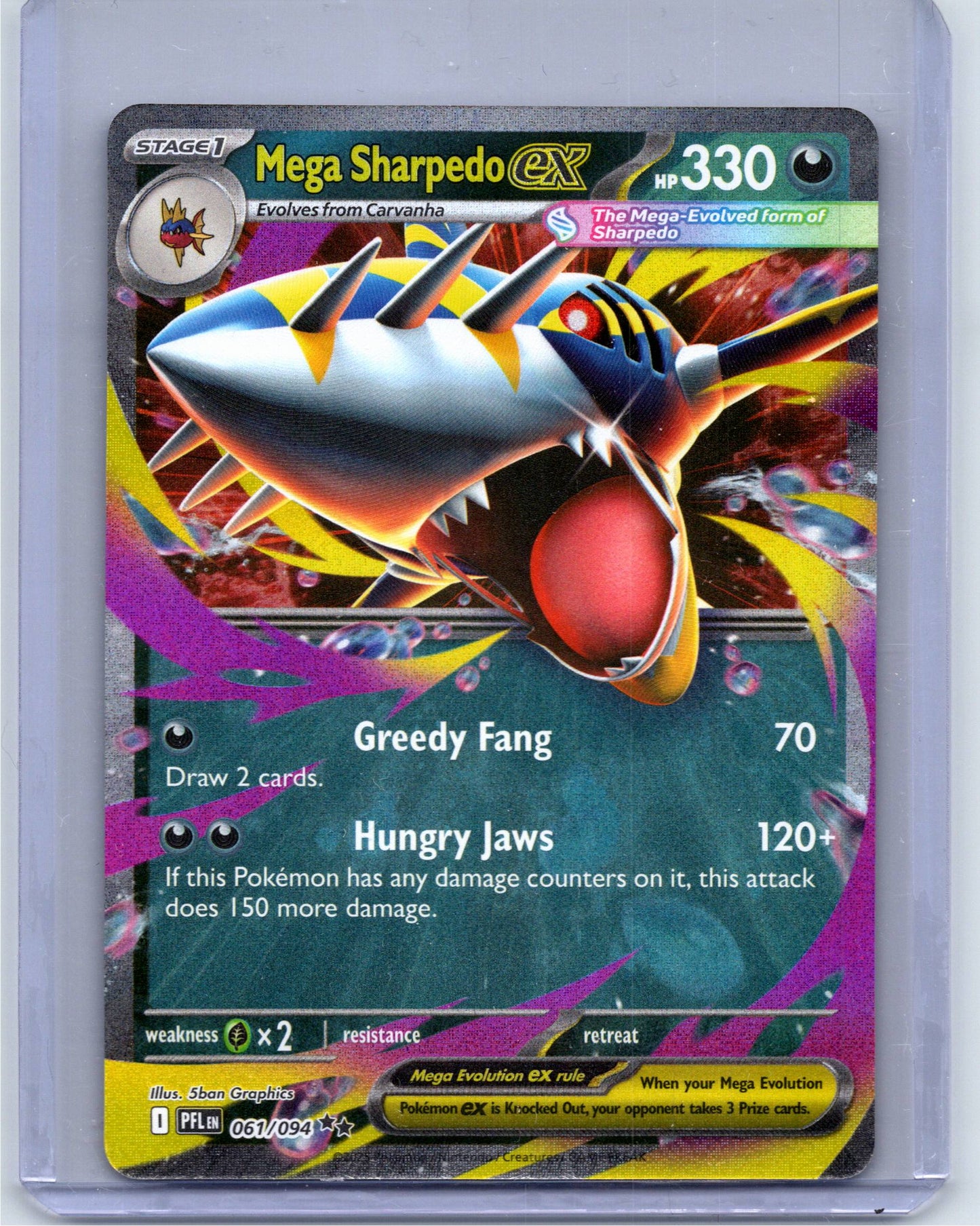 Mega Sharpedo ex #61