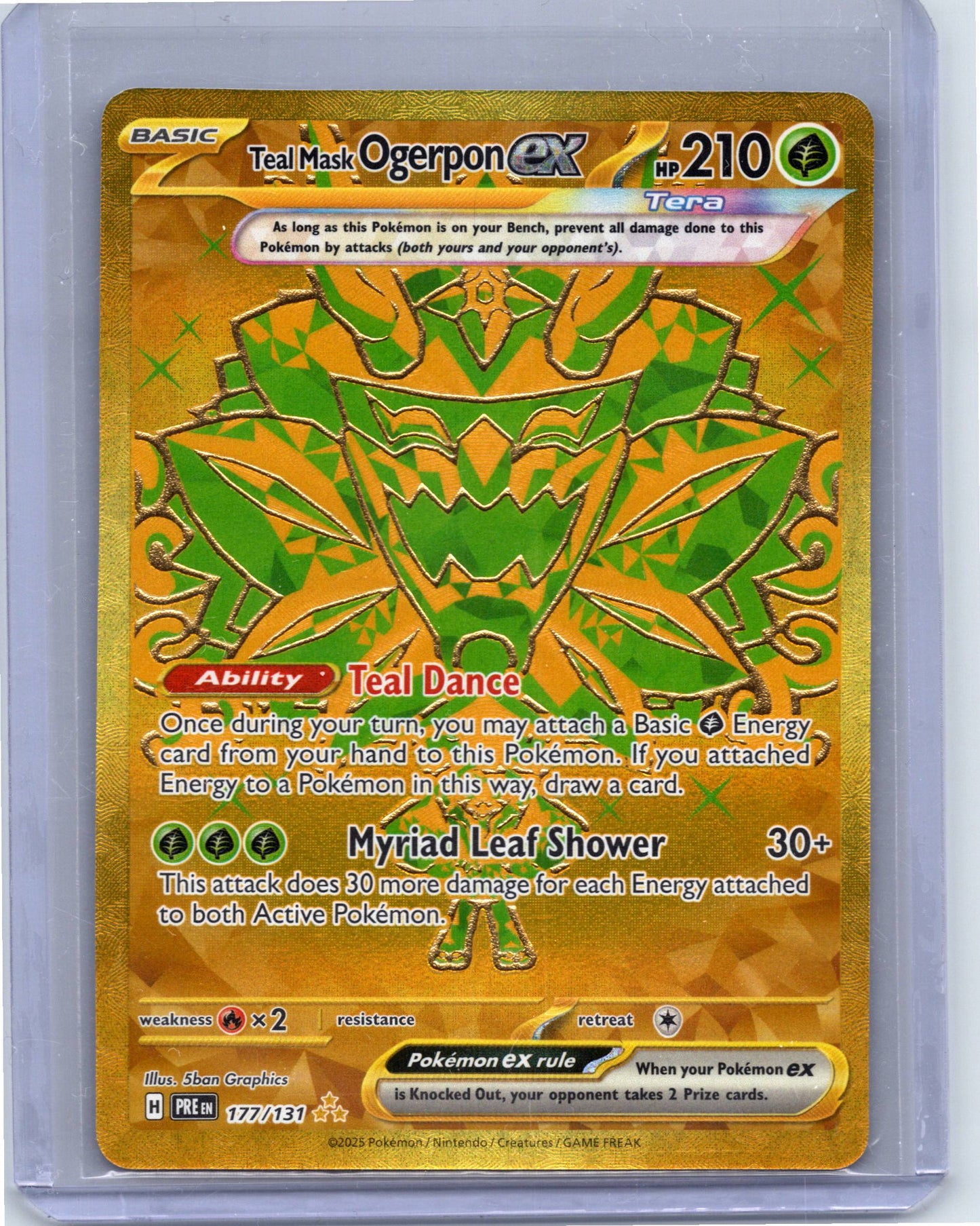 Teal Mask Ogerpon ex #177