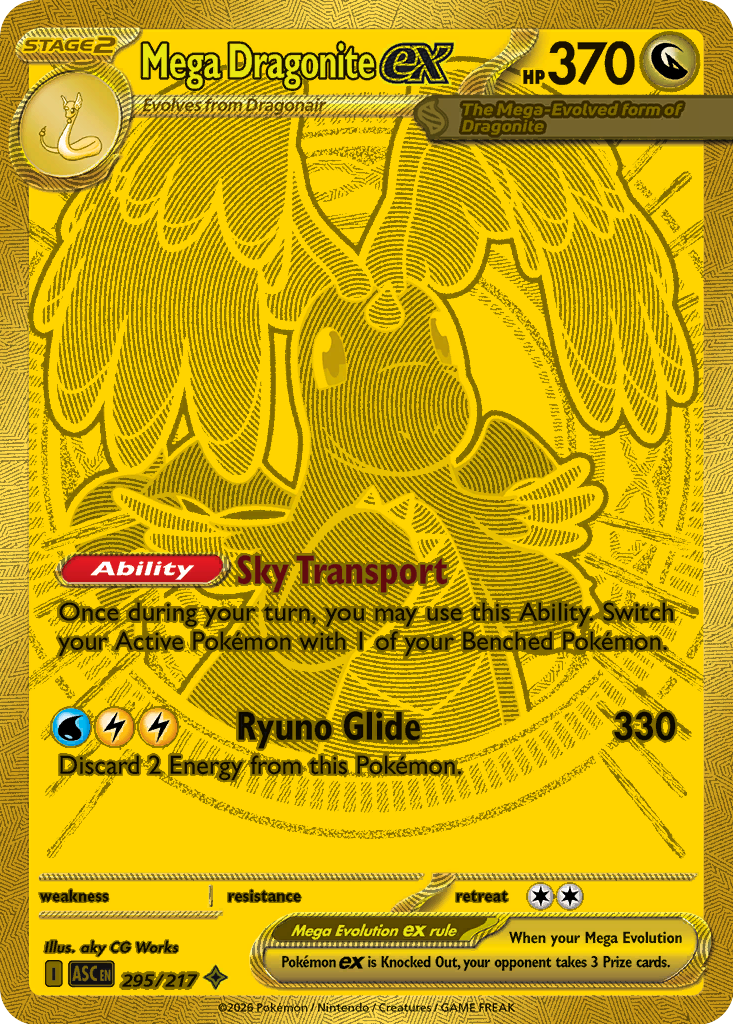 Mega Dragonite ex Ascended Heroes 295