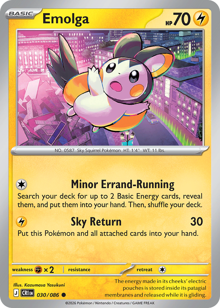 Emolga Chaos Rising 30