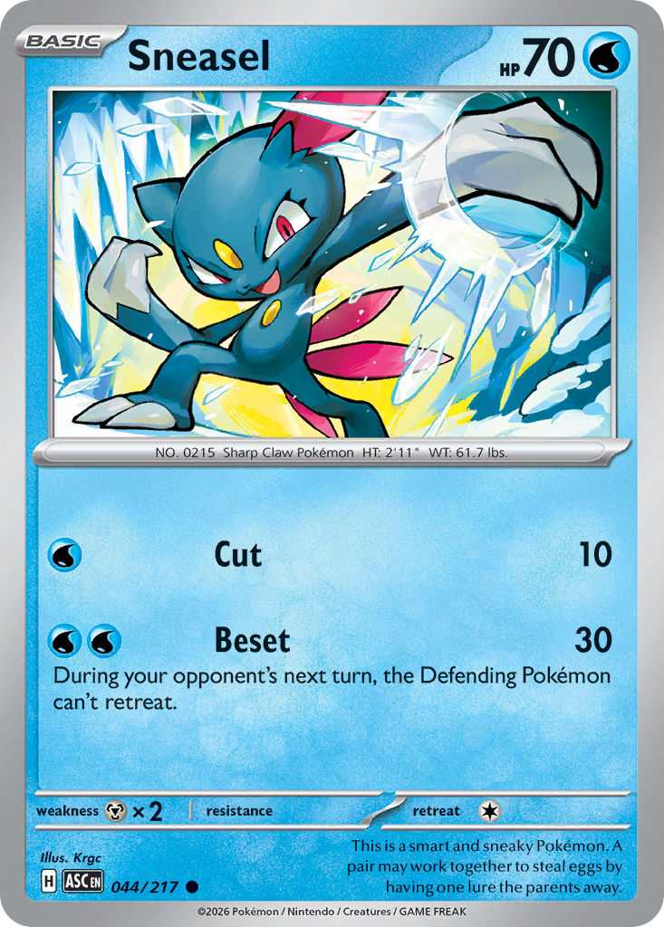 Sneasel Ascended Heroes 44
