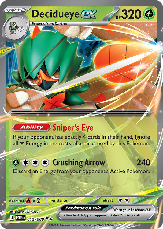 Decidueye ex Perfect Order 12
