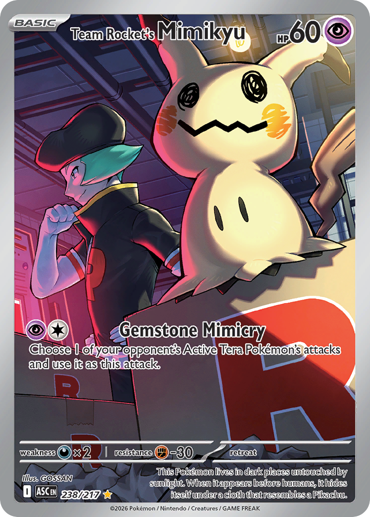 Team Rocket's Mimikyu Ascended Heroes 238