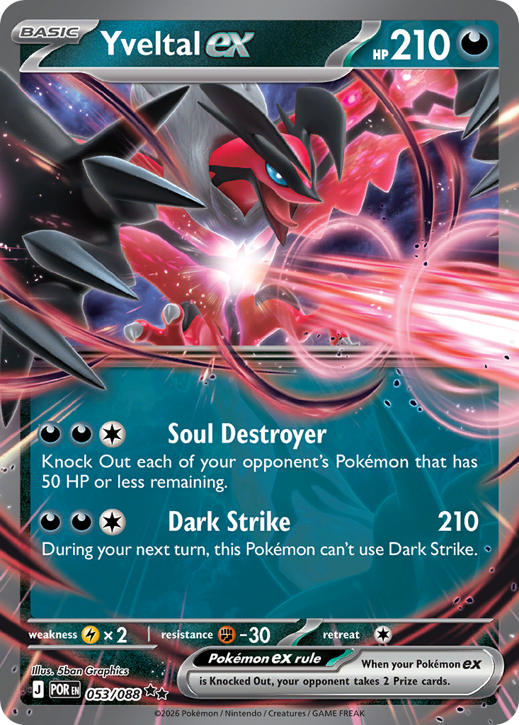 Yveltal ex Perfect Order 53