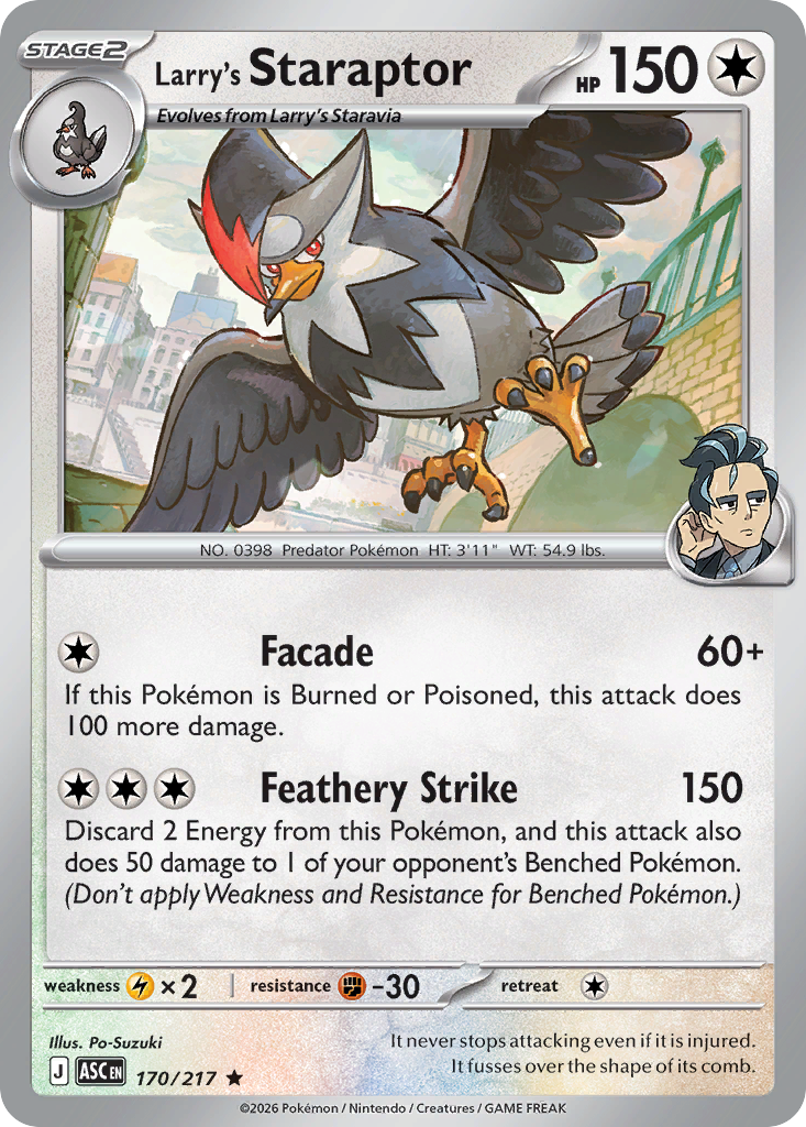 Larry's Staraptor Ascended Heroes 170