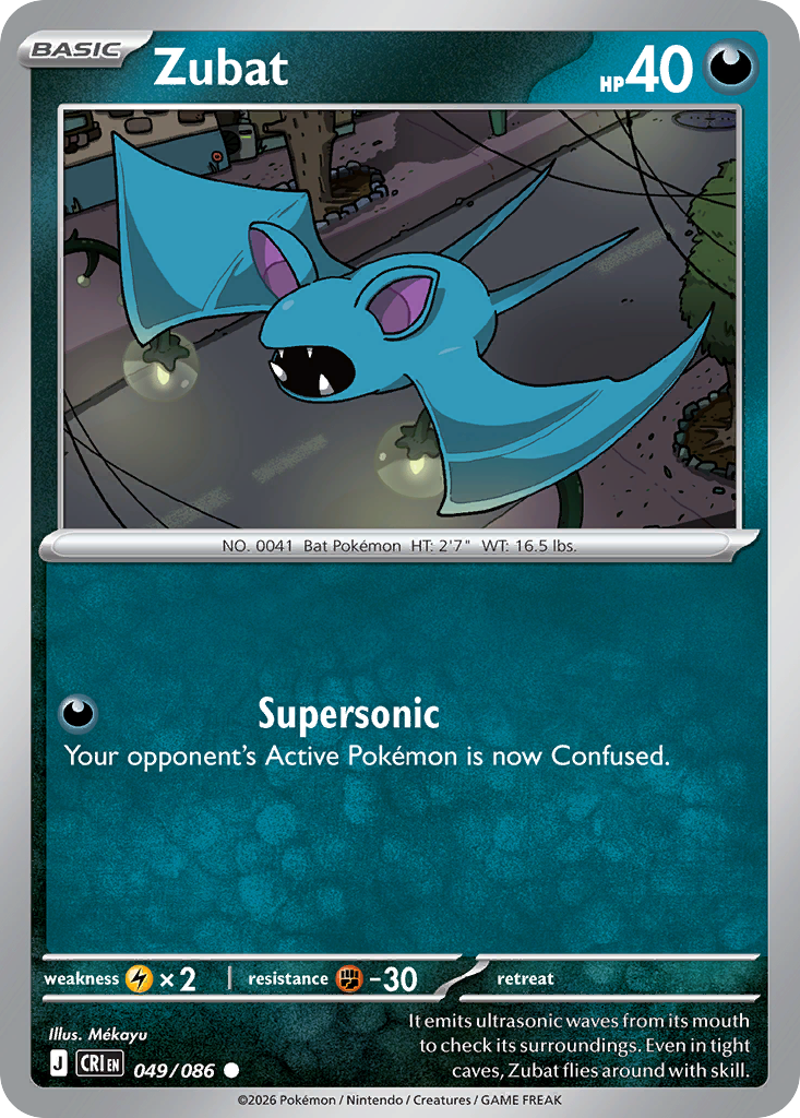 Zubat Chaos Rising 49