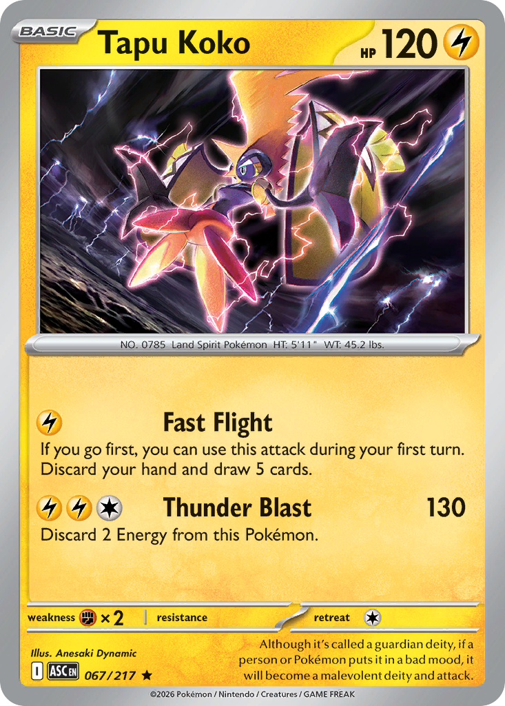 Tapu Koko Ascended Heroes 67