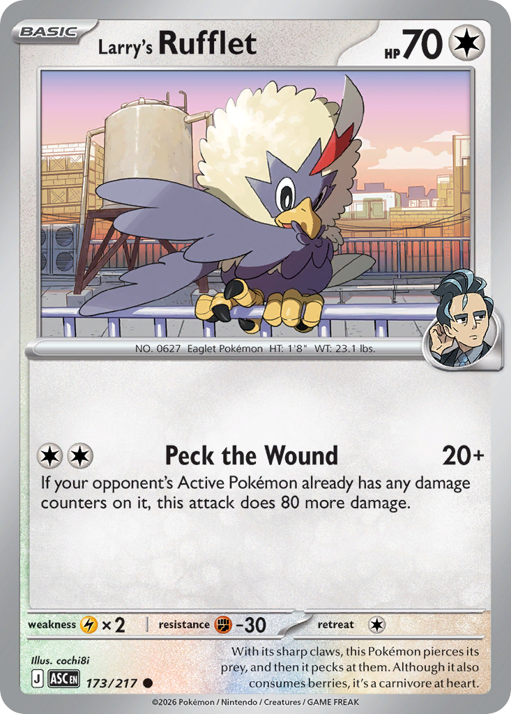 Larry's Rufflet Ascended Heroes 173