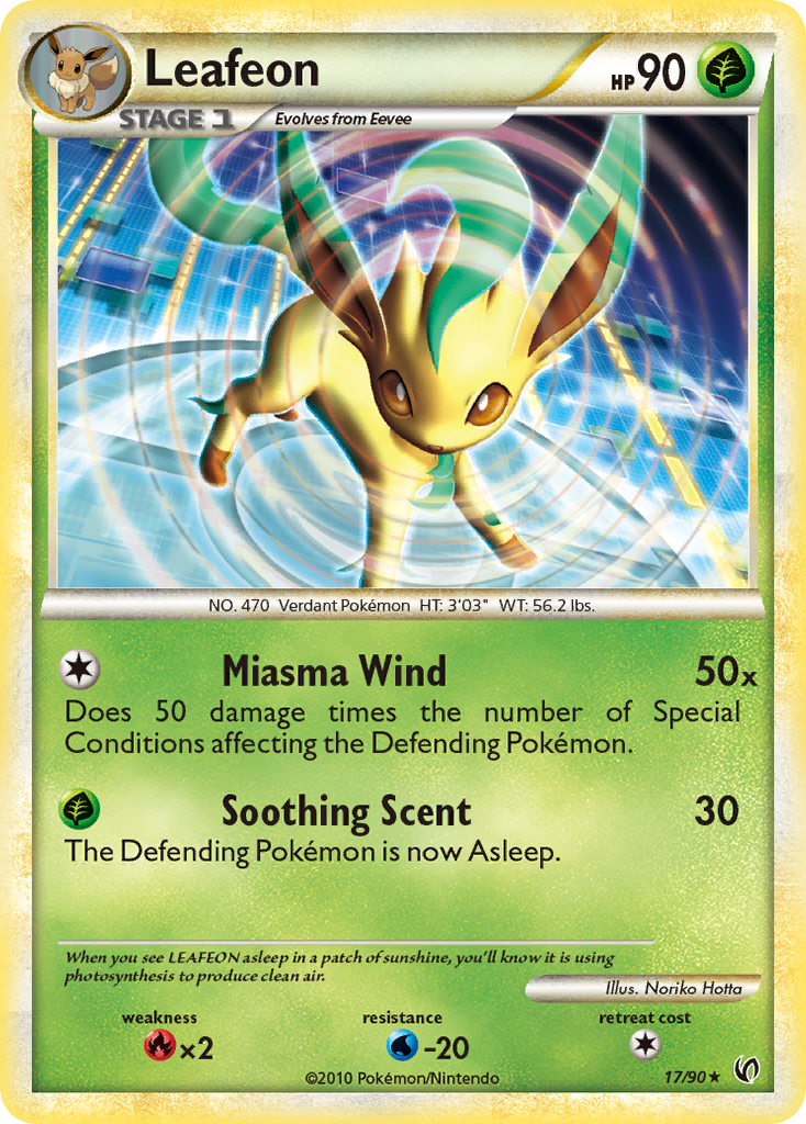 Leafeon V Japanese Start Deck 100 17